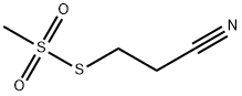 S-(2-氰乙基)甲磺酰硫酸盐, 7651-64-1, 结构式