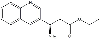 ethyl (3R)-3-aMino-3-(3-quinolyl)propanoate Struktur