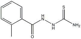 2-(2-Methylbenzoyl)hydrazinecarbothioaMide,7653-33-0,结构式