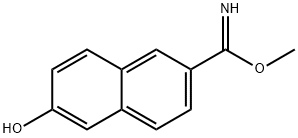 Methyl 6-hydroxy-2-naphthiMidate Structure