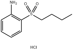 2-(丁烷-1-磺酰基)苯胺,盐酸, 76697-55-7, 结构式