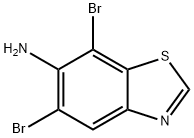 5,7-DibroMobenzo[d]thiazol-6-aMine Struktur