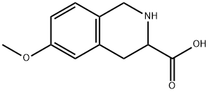 1,2,3,4-Tetrahydro-6-methoxy-3-isoquinolinecarboxylic acid Struktur