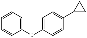 1-环丙基-4-苯氧基苯 结构式