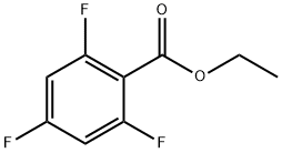 ethyl 2,4,6-trifluorobenzoate Struktur