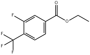 ethyl 3-fluoro-4-(trifluoroMethyl)benzoate Structure