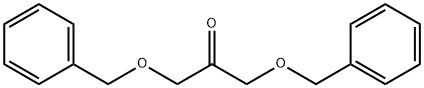 1,3-ビス(ベンジルオキシ)アセトン 化学構造式