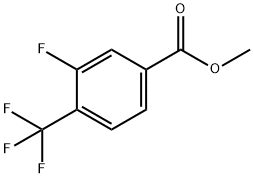 3-氟-4-三氟甲基苯甲酸甲酯,773873-89-5,结构式