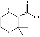 3-ThioMorpholinecarboxylic acid, 2,2-diMethyl-, (3R)- 结构式