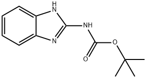 (1H-苯并[D]咪唑-2-基)氨基甲酸叔丁酯 结构式