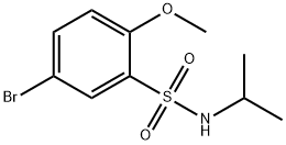 5-溴-N-异丙基-2-甲氧基苯磺酰胺,778592-06-6,结构式