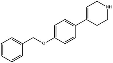 4-[4-(benzyloxy)phenyl]-1,2,3,6-tetrahydropyridine Structure