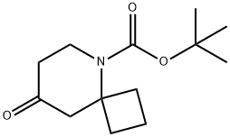tert-butyl 8-oxo-5-azaspiro[3.5]nonane-5-carboxylate Struktur