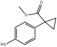 Methyl 1-(4-hydroxyphenyl)cyclopropane-1-carboxylate Structure