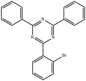 2-(2-溴苯基)-4,6-二苯基-1,3,5-三嗪,77989-15-2,结构式