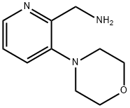 C-(3-Morpholin-4-yl-pyridin-2-yl)-MethylaMine 化学構造式