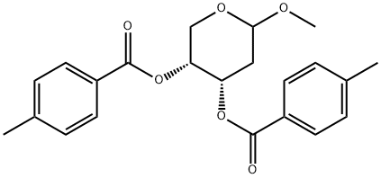 Methyl 2-Deoxy-D-erythro-pentopyranoside Bis(4-Methylbenzoate) (Decitabine IMpurity),78103-18-1,结构式