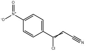 3-氯-3-(4-硝基苯基)丙烯腈, 78583-88-7, 结构式