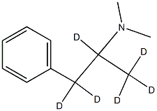 N,N-DiMethylaMphetaMine-d6 Struktur