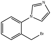 1-(2-(溴甲基)苯基)-1H-咪唑 结构式