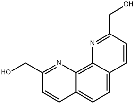 (1,10-Phenanthroline-2,9-diyl)diMethanol 化学構造式