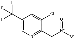 3-氯-2-(硝基甲基)-5-(三氟甲基)吡啶,790229-60-6,结构式