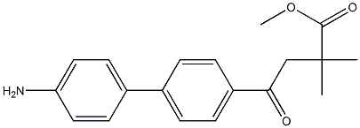 Methyl 4-(4'-aMino-1,1'-biphenyl-4-yl)-2,2-diMethyl-4-oxobutanoate Structure