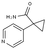 1-(Pyridin-4-yl)cyclopropanecarboxaMide Structure