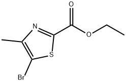 5-溴-4-甲基噻唑-2-甲酸乙酯, 79247-80-6, 结构式