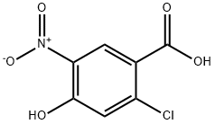 2-Chloro-4-hydroxy-5-nitrobenzoic acid, 792952-51-3, 结构式