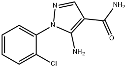 5-氨基-1-(2-氯苯基)-1H-吡唑-4-甲酸酰胺, 792953-14-1, 结构式