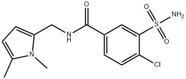 BenzaMide, 3-(aMinosulfonyl)-4-chloro-N-[(1,5-diMethyl-1H-pyrrol-2-yl)Methyl]-|4-氯-N-((1,5-二甲基-1H-吡咯-2-基)甲基)-3-氨磺酰苯甲酰胺