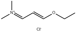 MethanaMiniuM, N-(3-ethoxy-2-propenylidene)-N-Methyl-, chloride, (E)- (9CI) 结构式