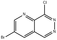3-broMo-8-chloropyrido[2,3-d]pyridazine Struktur