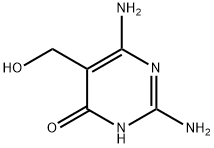 2,6-diaMino-5-(hydroxyMethyl)pyriMidin-4(3H)-one Struktur