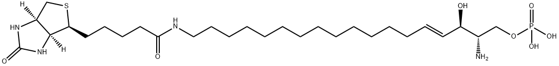 鞘氨醇-1 - 磷酸生物素, 799812-63-8, 结构式