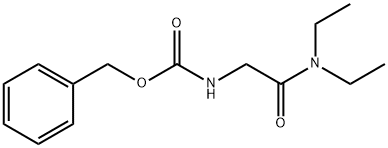 Benzyl N-[(diethylcarbaMoyl)Methyl]carbaMate Structure