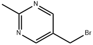 5-(ブロモメチル)-2-メチルピリミジン 化学構造式