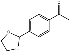 1-(4-(1,3-Dioxolan-2-yl)phenyl)ethanone Struktur