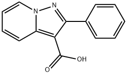 2-Phenylpyrazolo[1,5-a]pyridine-3-carboxylic acid Struktur