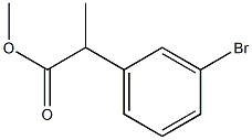 Methyl 2-(3-broMophenyl)propanoate Structure