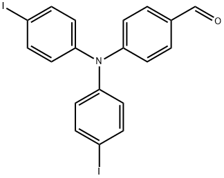 4-[双(4-碘苯基)氨基]苯甲醛, 808758-81-8, 结构式
