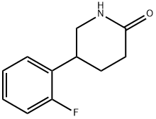 5-(2-Fluorophenyl)-2-piperidone Struktur