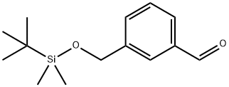 3-((tert-butyldiMethylsilyloxy)Methyl)benzaldehyde Struktur