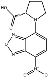 N-(7-硝基-2,1,3-苯并恶二唑-4-基)-L-脯氨酸 结构式