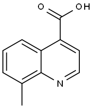 8-甲基喹啉-4-羧酸,816448-09-6,结构式