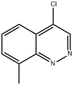 4-chloro-8-methylcinnoline Structure