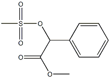 Methyl 2-(Methylsulfonyloxy)-2-phenylacetate Struktur