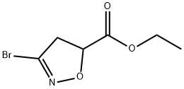 ethyl 3-broMo-4,5-dihydroisoxazole-5-carboxylate,823787-15-1,结构式