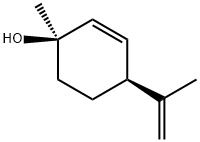 (1R,4S)-1-Methyl-4-(prop-1-en-2-yl)cyclohex-2-enol 化学構造式